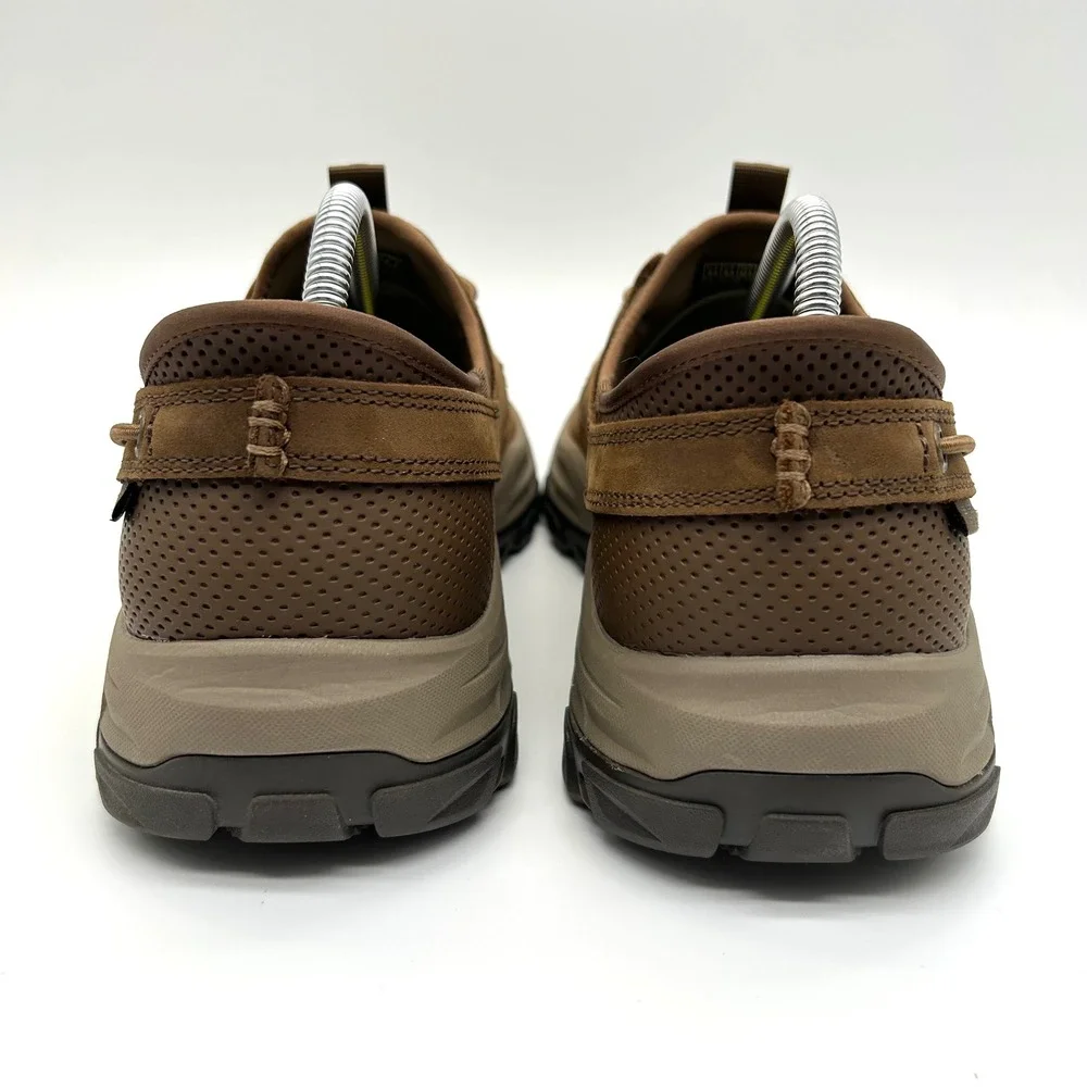 Skechers Knowlson Shore Thing Shoes Mens 9.5 Desert Brown Slip-in Boat Relaxed